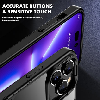 For iPhone 14 iPAKY Shockproof PC + TPU Protective Phone Case (Purple) by iPAKY