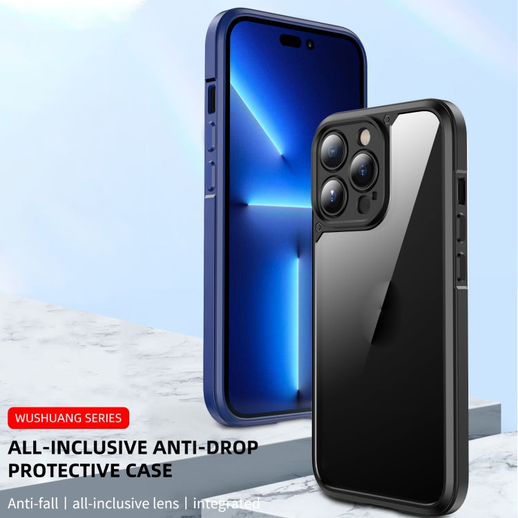 For iPhone 14 iPAKY Shockproof PC + TPU Protective Phone Case (Black) by iPAKY