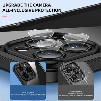 For iPhone 14 iPAKY Shockproof PC + TPU Protective Phone Case (Black) by iPAKY