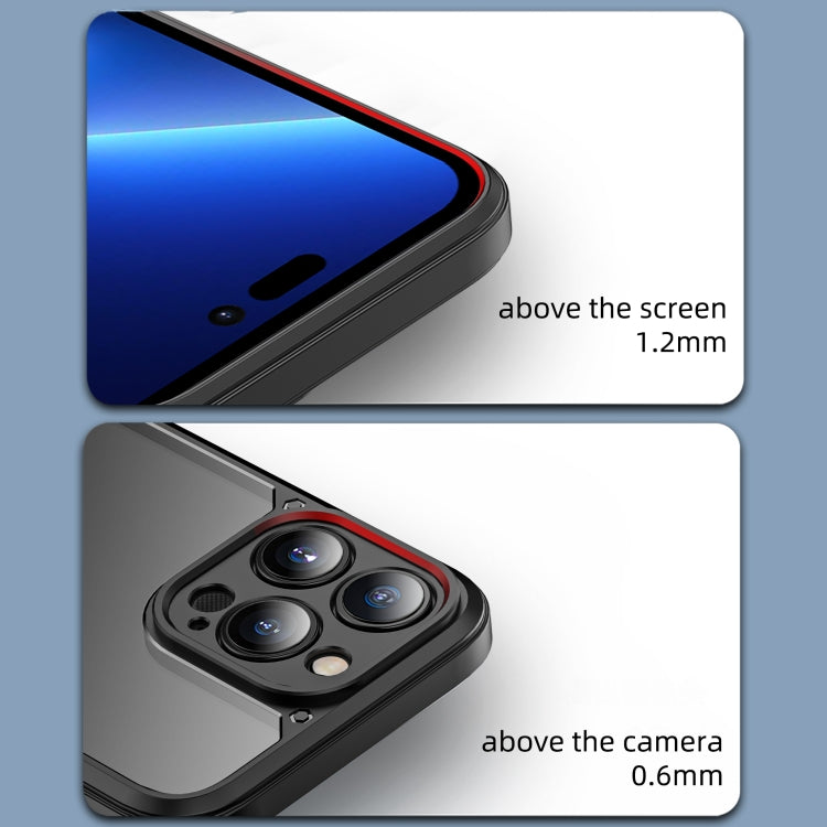 For iPhone 14 iPAKY Shockproof PC + TPU Protective Phone Case (Black) by iPAKY