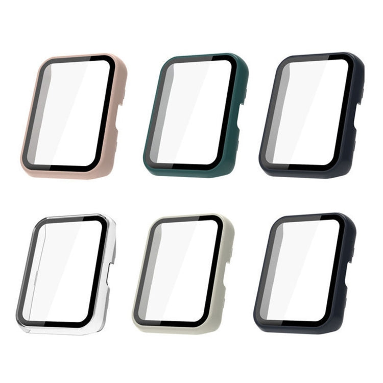 For Huawei Watch Fit 2 PC+ Toughened Film Fully Enclosed Protective Watch Case(Ink Blue) by bashfashion