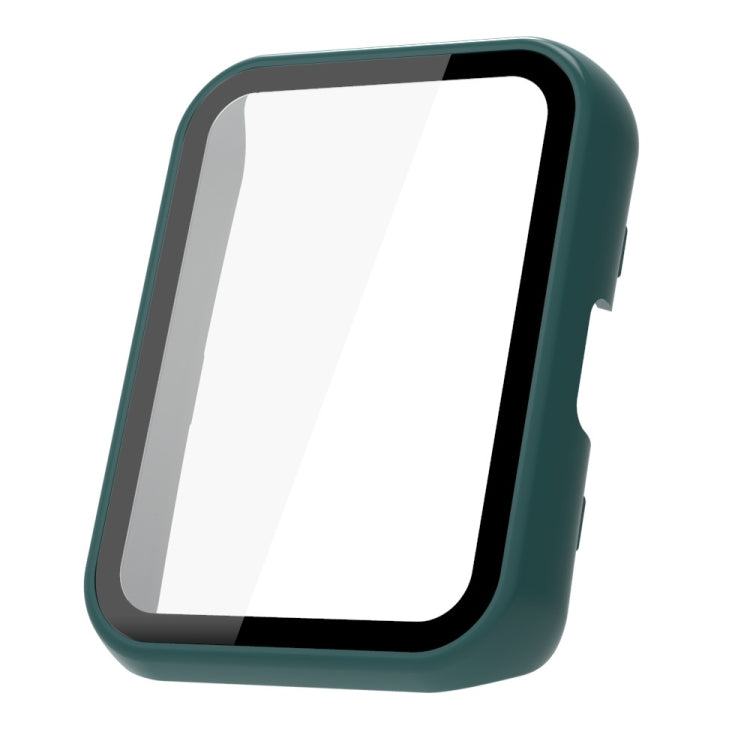 For Huawei Watch Fit 2 PC+ Toughened Film Fully Enclosed Protective Watch Case(Green) by bashfashion