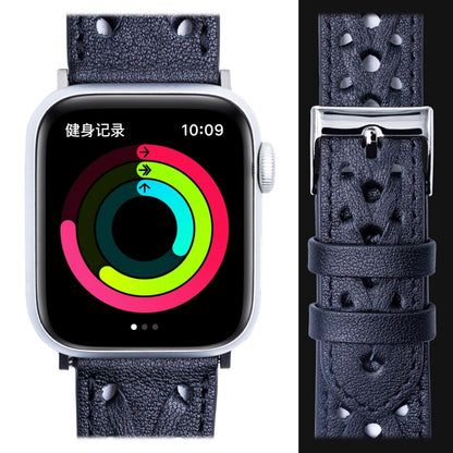 Genuine Leather Woven Watch Strap For Apple Watch Ultra 49mm&Watch Ultra 2 49mm / Series 9&8&7 45mm / SE 3&SE 2&6&SE&5&4 44mm / 3&2&1 42mm(Black) by bashfashion