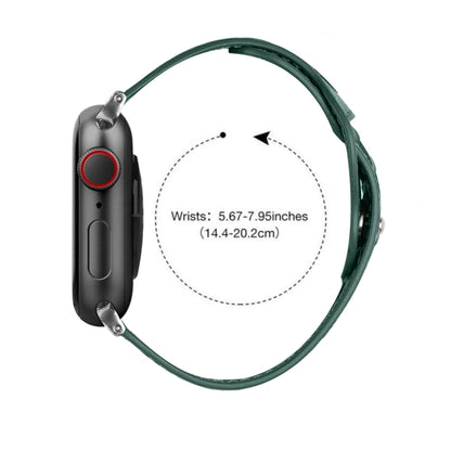 Woven Watch Strap For Apple Watch Ultra 49mm&Watch Ultra 2 49mm / Series 9&8&7 45mm / SE 3&SE 2&6&SE&5&4 44mm / 3&2&1 42mm(Green) by bashfashion
