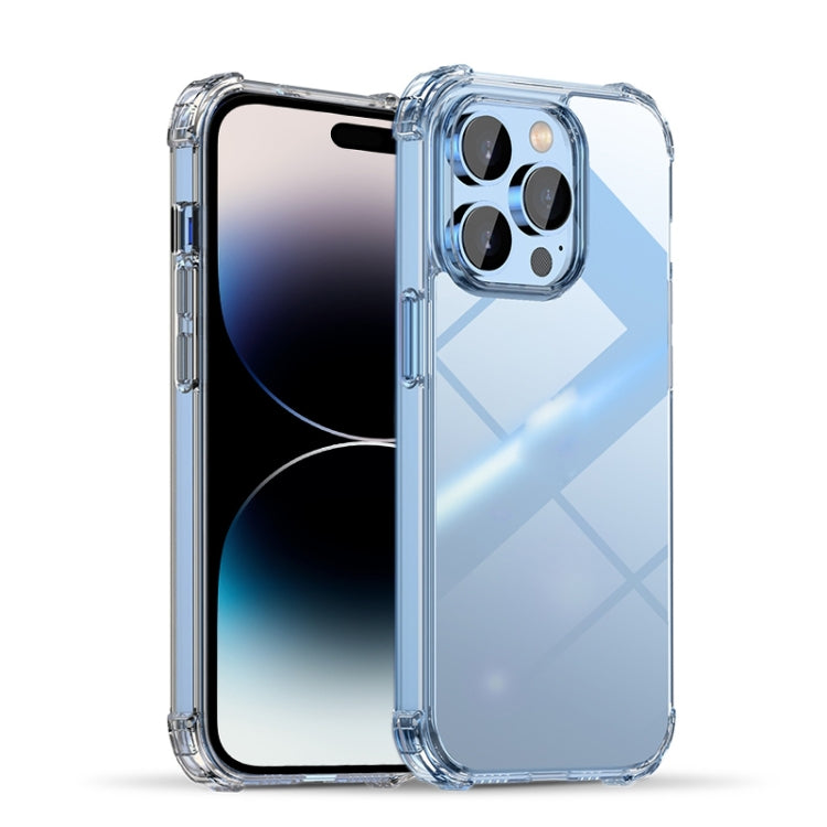 For iPhone 14 Pro iPAKY Shockproof PC + TPU Protective Phone Case(Transparent) by iPAKY