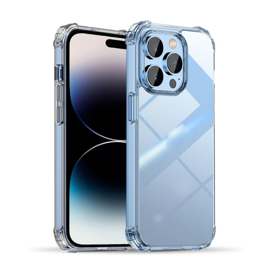 For iPhone 14 Pro iPAKY Shockproof PC + TPU Protective Phone Case(Transparent) by iPAKY