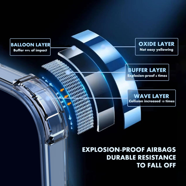 For iPhone 14 Pro iPAKY Shockproof PC + TPU Protective Phone Case(Transparent) by iPAKY