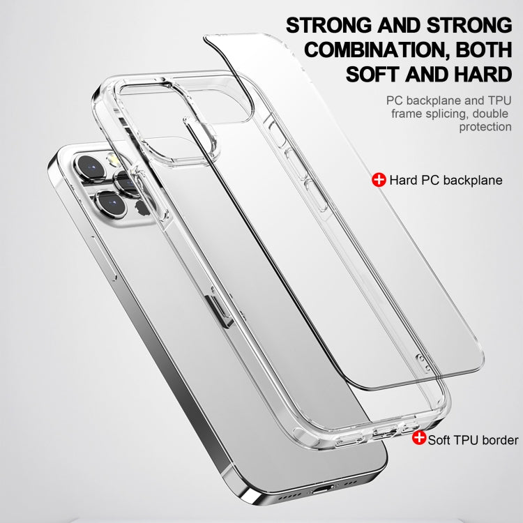 For iPhone 14 Pro iPAKY Aurora Series Shockproof PC + TPU Protective Phone Case(Transparent) by iPAKY