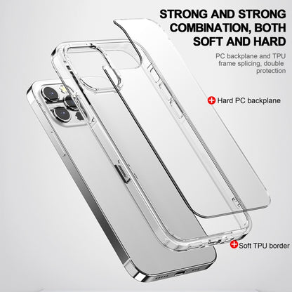 For iPhone 14 Pro iPAKY Aurora Series Shockproof PC + TPU Protective Phone Case(Transparent) by iPAKY