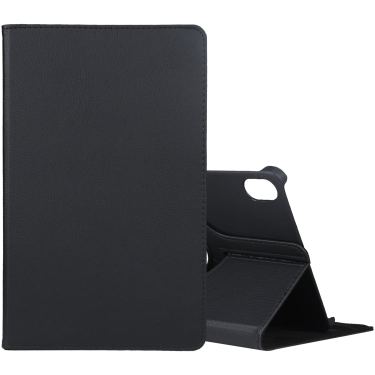 For Honor Pad 8 360 Degree Rotation Litchi Texture Flip Leather Tablet Case(Black) by bashfashion