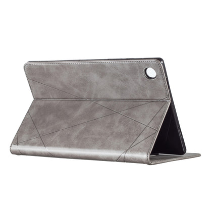 For Samsung Galaxy Tab A8 2022 SM-X200/X205 Prismatic Leather Tablet Case(Grey) by bashfashion