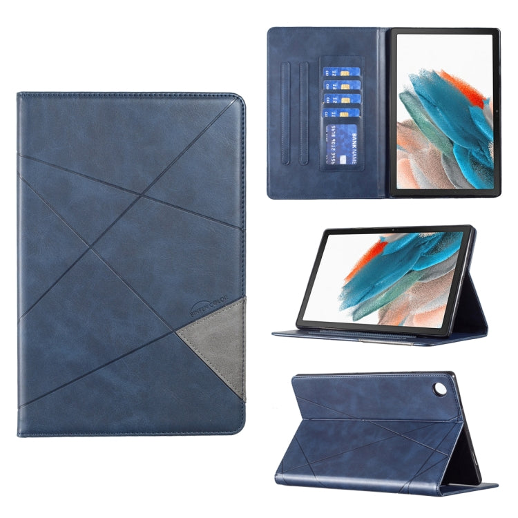 For Samsung Galaxy Tab A8 2022 SM-X200/X205 Prismatic Leather Tablet Case(Blue) by bashfashion