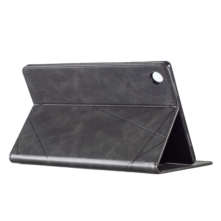 For Samsung Galaxy Tab A8 2022 SM-X200/X205 Prismatic Leather Tablet Case(Black) by bashfashion