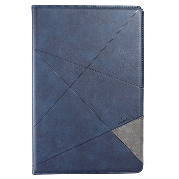 For Samsung Galaxy Tab S8 / Tab S7+ / Tab S7 FE Prismatic Leather Tablet Case(Blue) by bashfashion