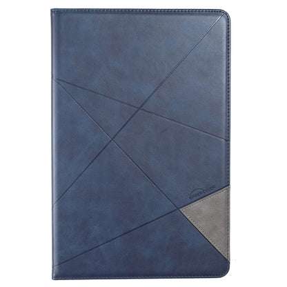 For Samsung Galaxy Tab S8 / Tab S7+ / Tab S7 FE Prismatic Leather Tablet Case(Blue) by bashfashion