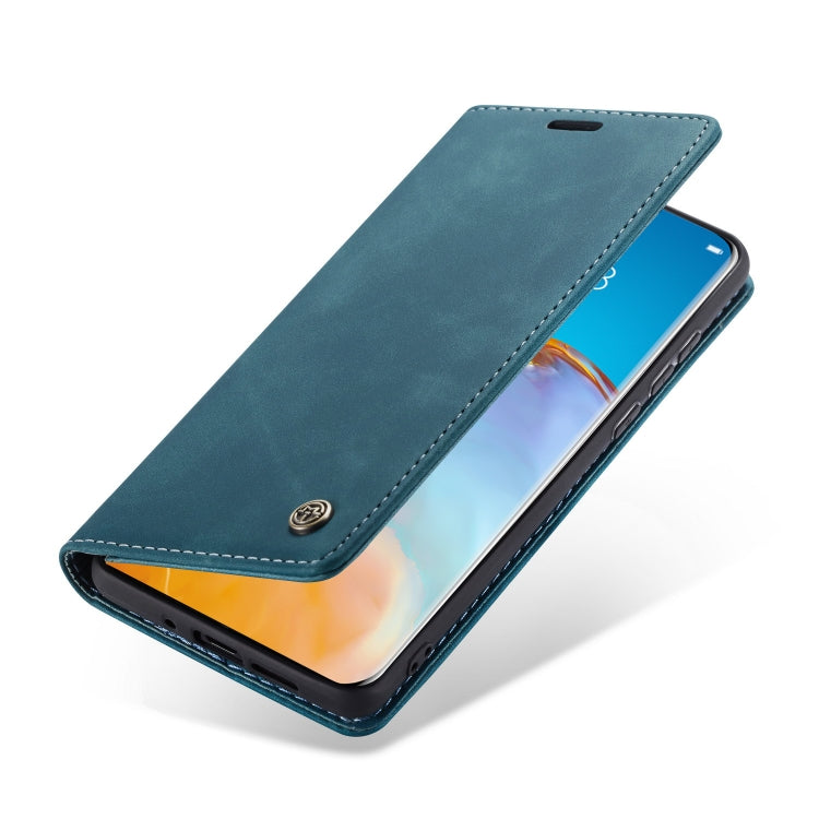 For Huawei P40 Pro CaseMe-013 Multifunctional Horizontal Flip Leather Case with Card Slot & Holder & Wallet(Blue) by CaseMe