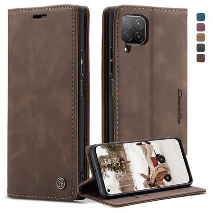 For Huawei P40 Lite CaseMe-013 Multifunctional Horizontal Flip Leather Case with Card Slot & Holder & Wallet(Coffee) by CaseMe
