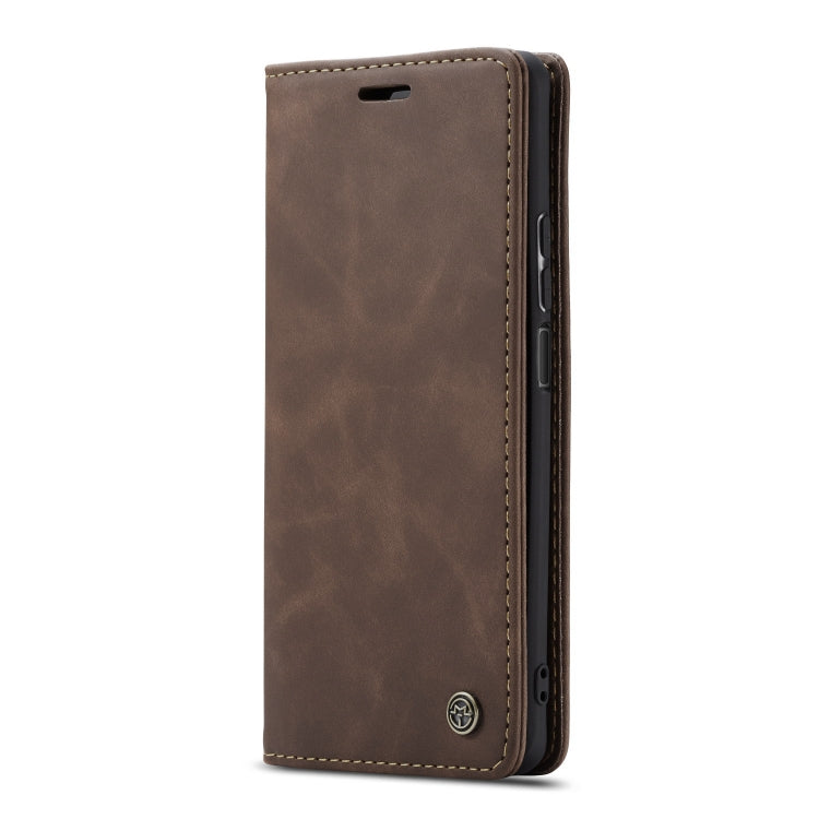 For Huawei P40 Lite CaseMe-013 Multifunctional Horizontal Flip Leather Case with Card Slot & Holder & Wallet(Coffee) by CaseMe