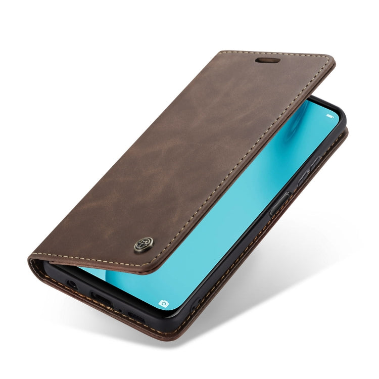 For Huawei P40 Lite CaseMe-013 Multifunctional Horizontal Flip Leather Case with Card Slot & Holder & Wallet(Coffee) by CaseMe