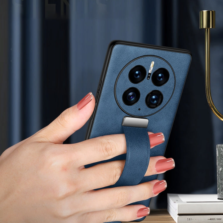 For Huawei Mate 50 Pro SULADA Cool Series PC + Leather Texture Skin Feel Shockproof Phone Case(Orange) by SULADA