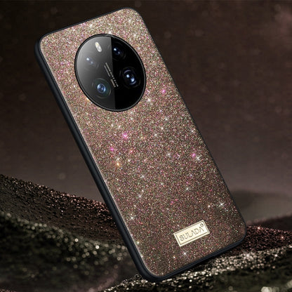 For Huawei Mate 50 SULADA Shockproof TPU + Handmade Leather Phone Case(Colorful) by SULADA