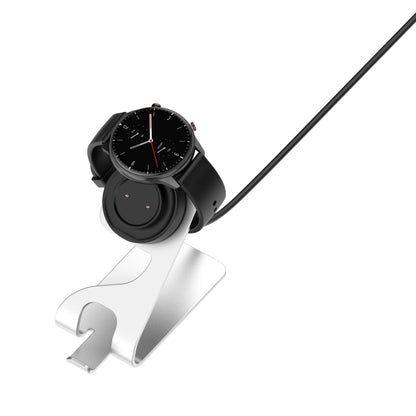 For Amazfit Bip 3 Aluminum Alloy Watch Charger Holder(Silver) by bashfashion