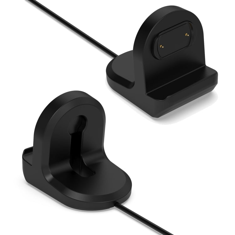 For Amazfit Bip 3 Silicone Stand without Charging Cable(Black) by bashfashion