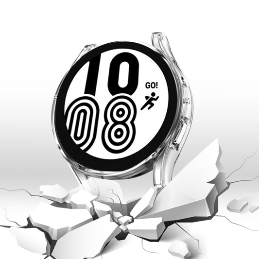 For Samsung Galaxy Watch 5 40 mm Full Coverage TPU Electroplating Protective Case(Transparent) by bashfashion