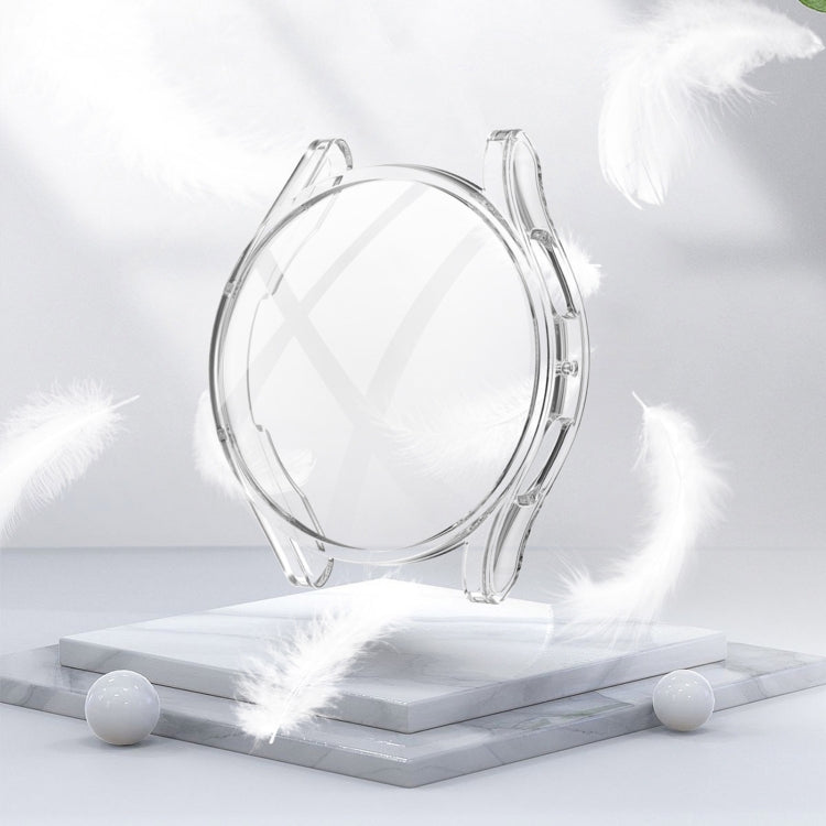 For Samsung Galaxy Watch 5 40 mm Full Coverage TPU Electroplating Protective Case(Transparent) by bashfashion