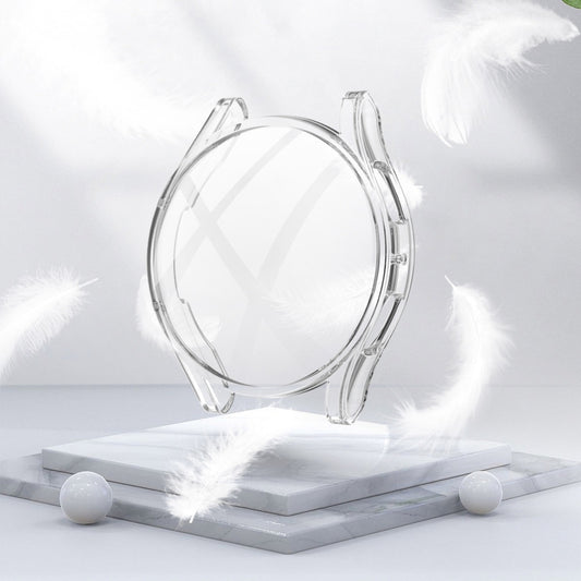 For Samsung Galaxy Watch 5 40 mm Full Coverage TPU Electroplating Protective Case(Transparent) by bashfashion