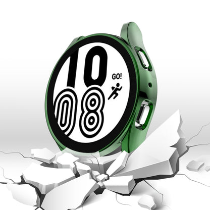 For Samsung Galaxy Watch 5 40 mm Full Coverage TPU Electroplating Protective Case(Dark Blue) by bashfashion