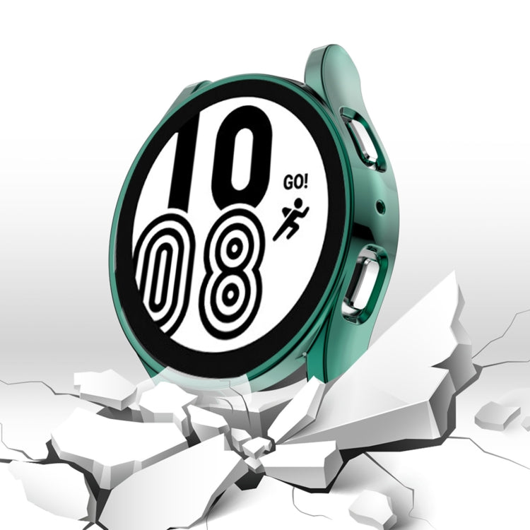 For Samsung Galaxy Watch 5 44 mm Full Coverage TPU Electroplating Protective Case(Green) by bashfashion