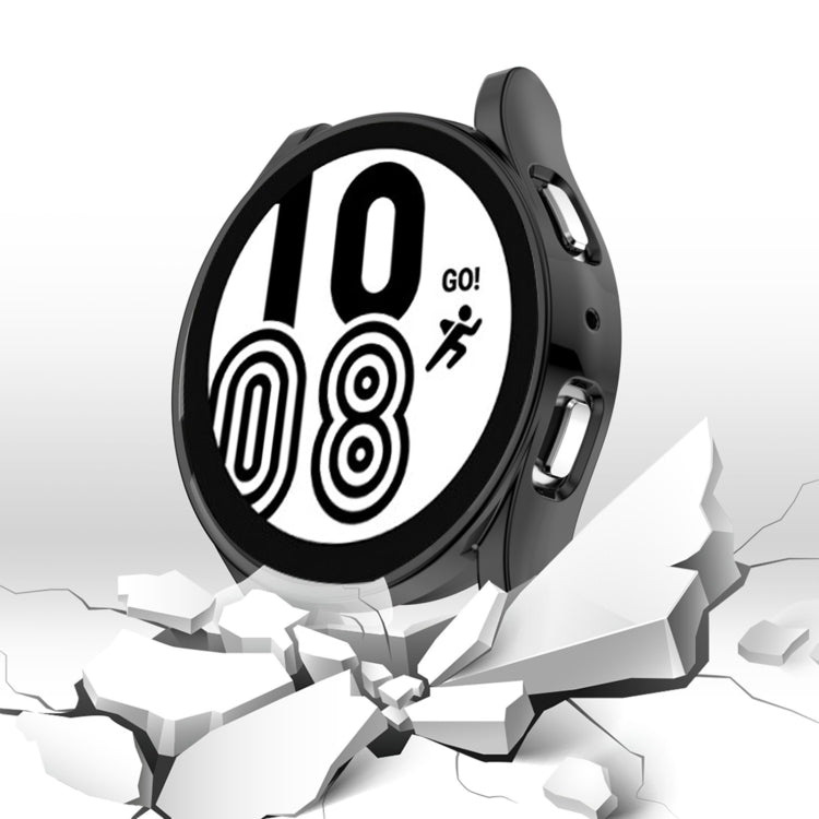 For Samsung Galaxy Watch 5 44 mm Full Coverage TPU Electroplating Protective Case(Black) by bashfashion