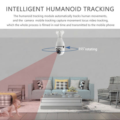 R2-30G 3MP HD Smart WiFi Bulb Camera, Support Night Vision & Motion Detection by bashfashion