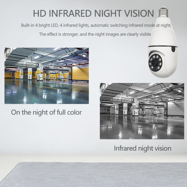 R2-30G 3MP HD Smart WiFi Bulb Camera, Support Night Vision & Motion Detection by bashfashion