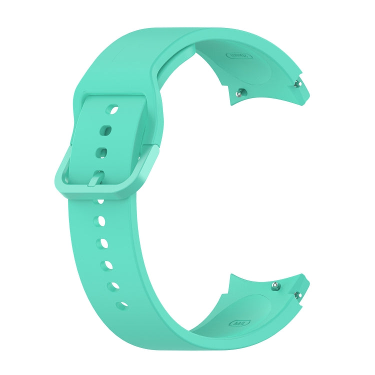 For Samsung Galaxy Watch 5 40mm Official Silicone Watch Band, Size:L(Teal) by bashfashion