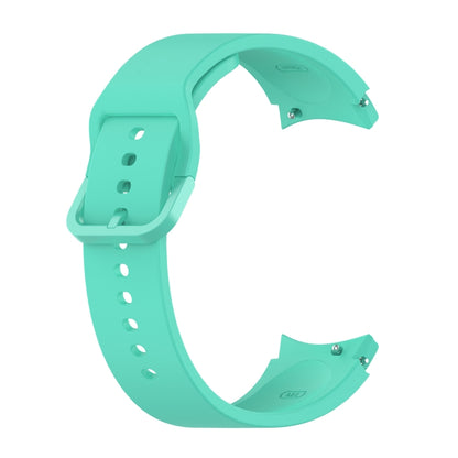 For Samsung Galaxy Watch 5 40mm Official Silicone Watch Band, Size:L(Teal) by bashfashion