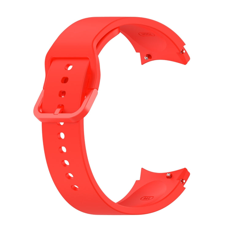 For Samsung Galaxy Watch 5 40mm Official Silicone Watch Band, Size:L(Red) by bashfashion