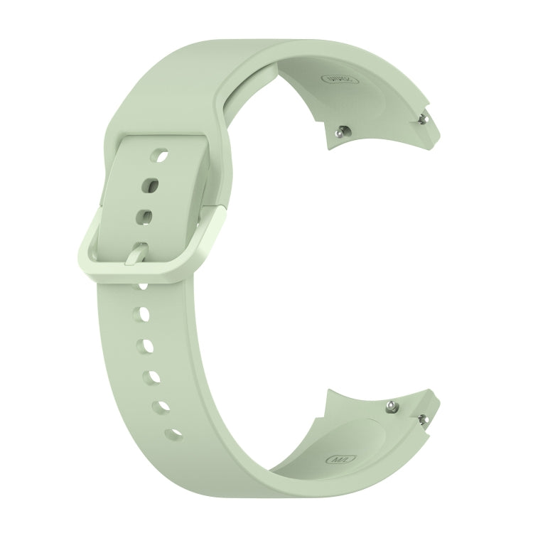 For Samsung Galaxy Watch 5 40mm Official Silicone Watch Band, Size:L(Light Green) by bashfashion