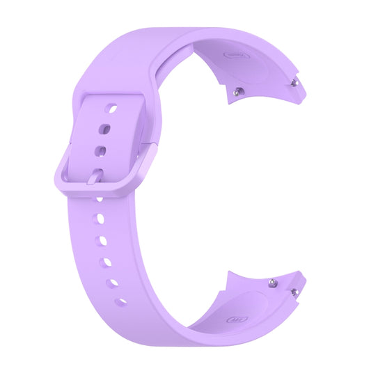 For Samsung Galaxy Watch 5 40mm Official Silicone Watch Band, Size:L(Purple) by bashfashion