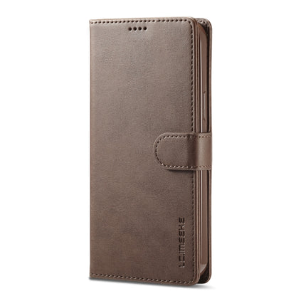 For iPhone 14 Pro Max LC.IMEEKE Calf Texture Horizontal Flip Leather Case (Brown) by LC.IMEEKE