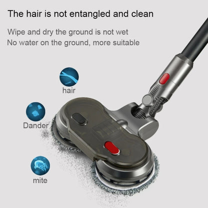 For Dyson V7 / V8 / V10 / V11 X004 Electric Mop Head Wet Towing Household Floor Cleaning Head with Water Tank by bashfashion