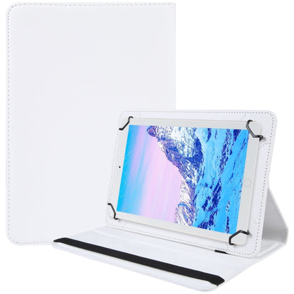 For 8 inch Tablet 360 Degree Rotation Litchi Texture Flip Leather Tablet Case(White) by bashfashion