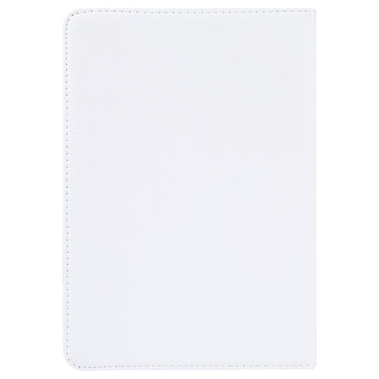 For 8 inch Tablet 360 Degree Rotation Litchi Texture Flip Leather Tablet Case(White) by bashfashion