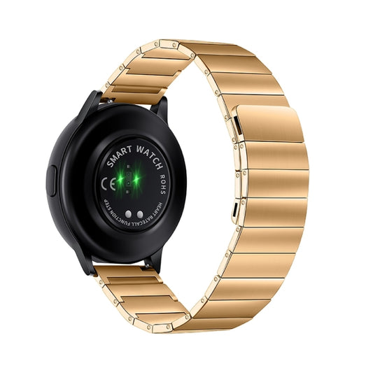 For Samsung Galaxy Watch5 Pro 45mm/5 44mm/5 40mm Magnetic Steel Watch Band(Gold) by bashfashion