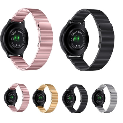 For Samsung Galaxy Watch5 Pro 45mm/5 44mm/5 40mm Magnetic Steel Watch Band(Gold) by bashfashion