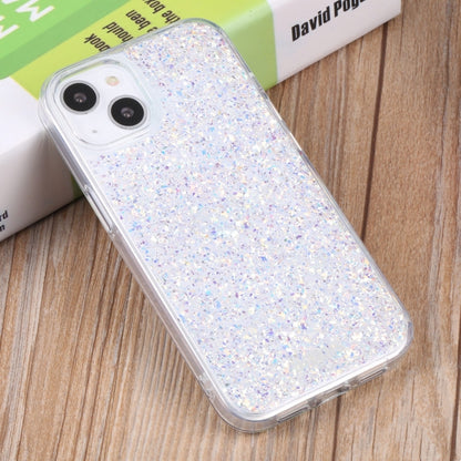 For iPhone 14 DFANS DESIGN Starry Sky Epoxy Phone Case (Silver) by DFANS DESIGN
