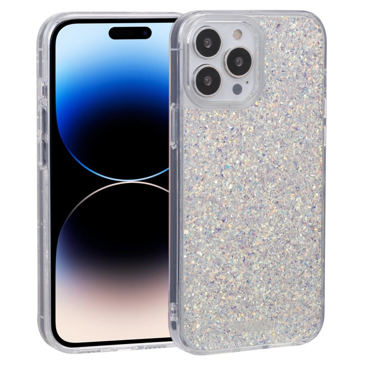 For iPhone 14 Pro DFANS DESIGN Starry Sky Epoxy Phone Case(Silver) by DFANS DESIGN