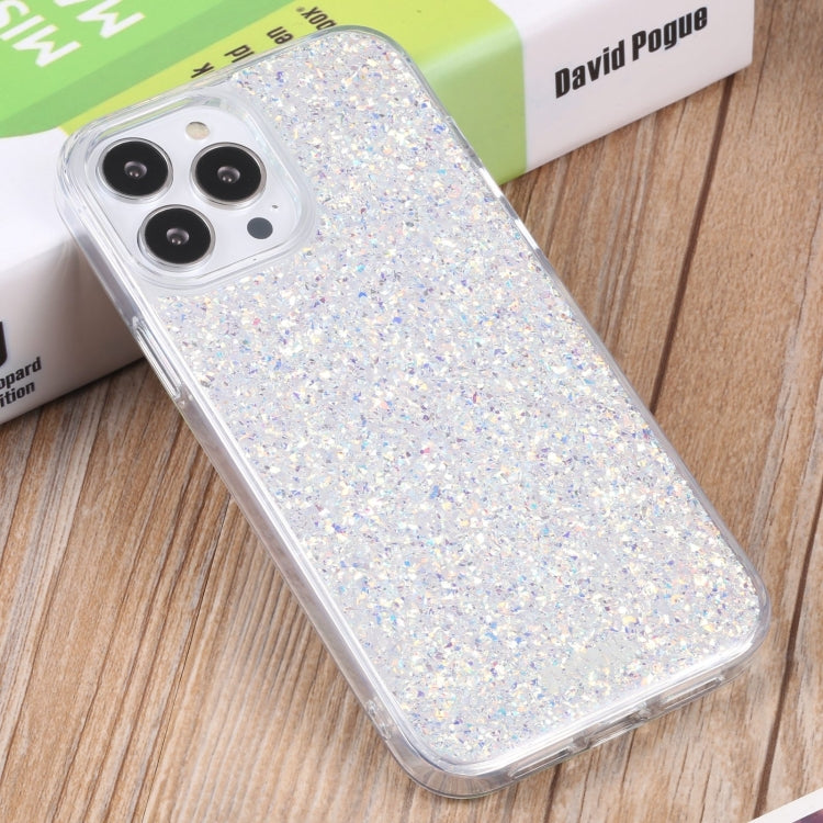 For iPhone 14 Pro Max DFANS DESIGN Starry Sky Epoxy Phone Case (Silver) by DFANS DESIGN