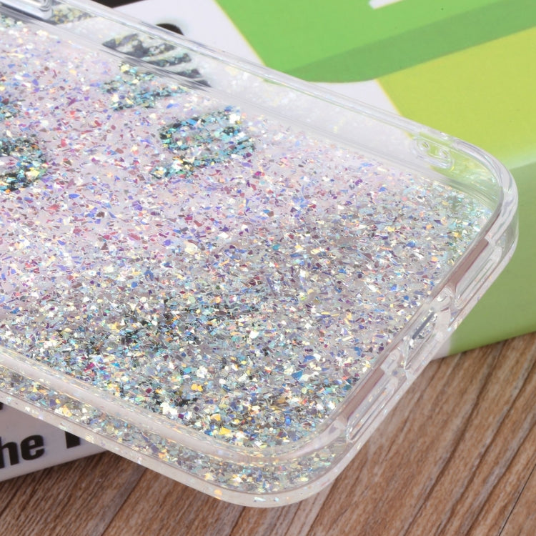 For iPhone 14 Pro Max DFANS DESIGN Starry Sky Epoxy Phone Case (Silver) by DFANS DESIGN